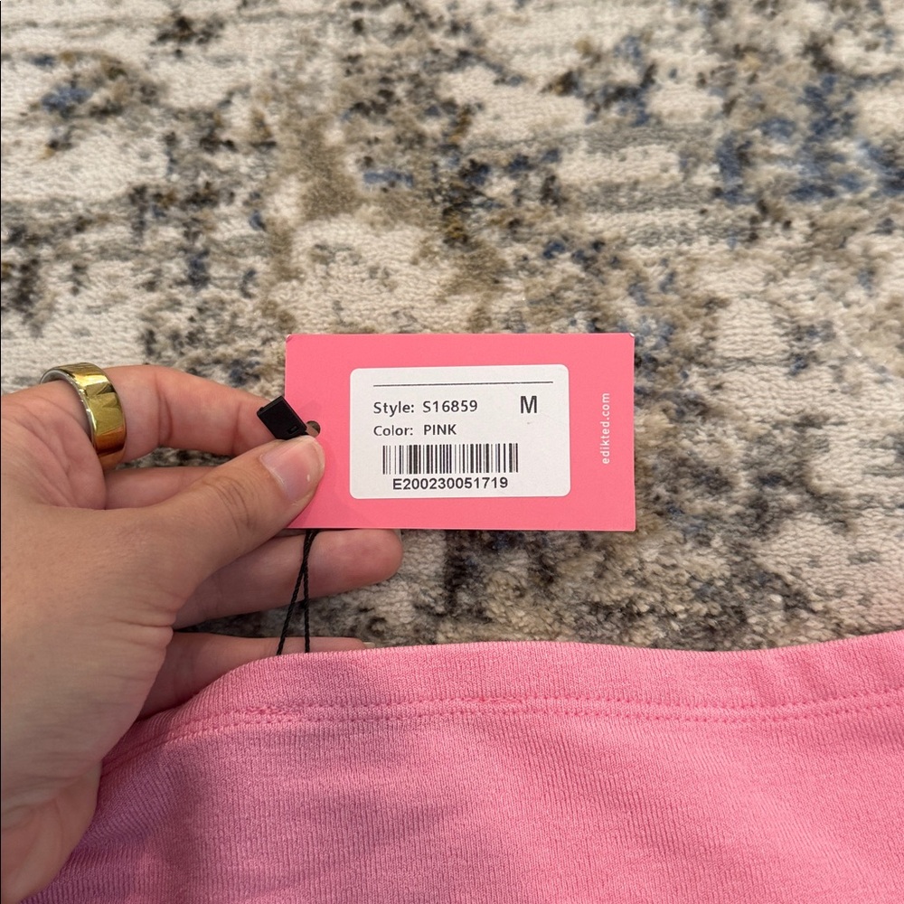 Edikted Pink Ruffle Mini Skirt - Picture 2 of 2